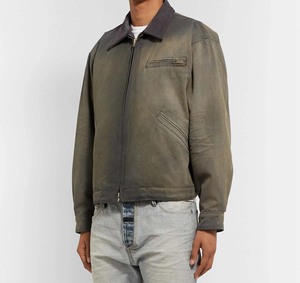 Veste en toile épaisse personnalisée avec logo, style streetwear, en coton, fermeture éclair, vintage, denim, pour homme - Product Image 2