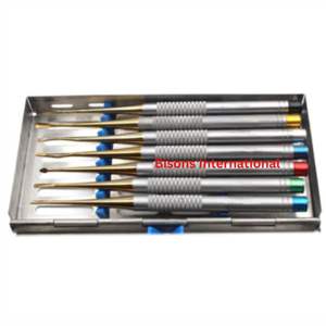 Elevador dental manual BISONS con mango PDL para extracción de dientes, instrumento quirúrgico - Product Image 4