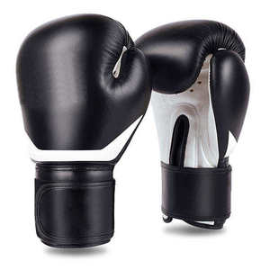 Gants de boxe avec logo personnalisé, gants de combat en PU avec coque en cuir artificiel, personnalisation de la marque et rembourrage absorbant les chocs - Product Image 2