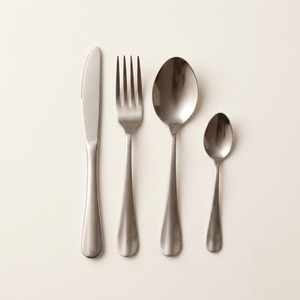 Juego de Cubiertos de Acero Inoxidable al por Mayor |   Cubiertos Modernos con Acabado Mate para Hotel y Restaurante, Vajilla Resistente para Decoración - Product Image 1