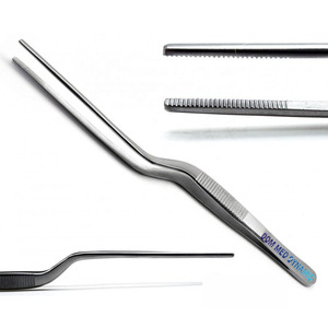Pinzas Adson Bayonet de 16 cm con Punta Serrada, Pinzas Quirúrgicas Médicas para Tejidos, Pinzas de Presión Reutilizables con Calidad CE de DMD - Product Image 2