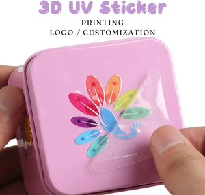 Pegatinas de Transferencia UV de Vinilo Transparente con Logotipo Personalizado, Impermeables y con Impresión de Marca para Empaquetado - Product Image 5