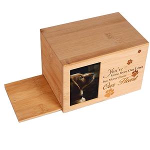 Urnes funéraires en bronze massif de jardin à thème moderne Urne funéraire en bois durable faite à la main Accessoires de sac corporel - Product Image 1