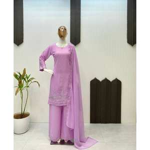 Conjunto Dupatta y Top Bottom para mujer - Product Image 1