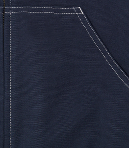 High Quality Custom Logo Denim Work <b>Jacket</b> Canvas Cotton Lining Custom Zip <b>Plus</b> <b>Size</b> <b>Men's</b> Vintage Winter Breathable Windproof - Product Image 6