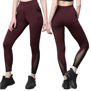 Leggings de yoga pour femmes, respirants, confortables, taille élastique, couleur unie, longueur cheville, spandex/nylon, légers - Product Image 2