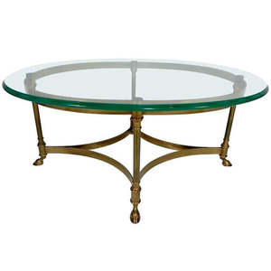 Mesa de Centro Redonda de Vidrio Templado con Base Dorada de Lujo para Hotel, Restaurante, Sala de Estar - Product Image 5