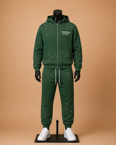 Custom 100% Nylon Windproof <b>Waterproof</b> Eco-Friendly 2-in-1 Graphic Hoodie Jogger Set Lightweight Oversized Street <b>Tracksuit</b> - Product Image 3