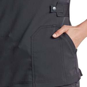 Uniformes Médicos Unisex de Color Sólido para Clínica y Hospital - Product Image 5