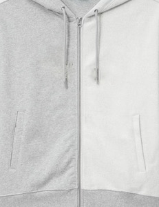 High Quality Eco-Friendly Mens Color Block Hoodie Jacket Full <b>Zip</b> 100% Cotton Oversized Modern Fashion Hoodie - Product Image 5