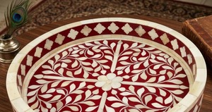 Plateaux de service en os incrusté et plateaux de présentation de nourriture de qualité supérieure pour hôtels et restaurants - Product Image 2