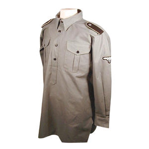 Uniforme Táctico Alemán Unisex de Tela de Seda Verde, Túnica y Pantalones Color Gris Campo, con Servicio OEM y Logotipo, Estilo Formal ACU Transpirable - Product Image 1