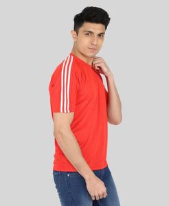 T-shirt décontracté pour homme en coton poly, coupe classique, tissé de haute qualité, toucher doux, séchage rapide, manches courtes, FASHION SUTRA - Product Image 1