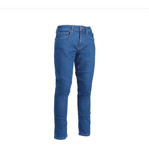 Pantalon en jean de moto en gros pour hommes avec tissu aramide renforcé, poches pour protections CE, Dura - Product Image 2