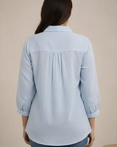 Camisa de algodón para mujer de alta calidad, corte holgado, comodidad diaria a un precio asequible de proveedor indio. - Product Image 5