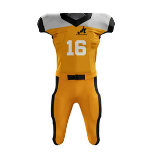 Uniforme de football américain, maillot et pantalon à séchage rapide, design léger, vêtements de sport d'entraînement, tenue pour joueur adulte - Product Image 1