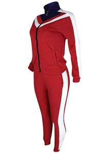 Conjunto de Sudadera con Capucha y Pantalones Deportivos Extra Grandes de Alta Calidad, Conjunto de Chándal de Dos Piezas de Forro Polar Personalizado, Ropa Deportiva Urbana para Mujer - Product Image 3