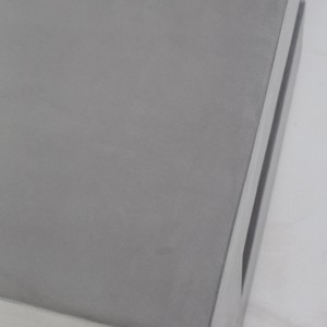Table basse en microbêton gris Vandana Zenova Arista pour salon moderne et décoration contemporaine - Product Image 6
