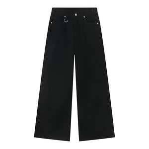 Jeans délavés vintage pour garçons, style streetwear, coupe ample unisexe, pantalon en denim décontracté pour hommes - Product Image 3
