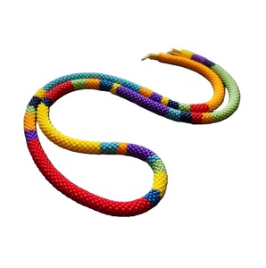 Elegante Collar de Cuentas de Vidrio para Fiesta, Diseño Premium de Cuentas de Vidrio, Gargantilla de Diseñador, Joyería Moderna, Estilo Unisex, Certificado IGI - Product Image 4