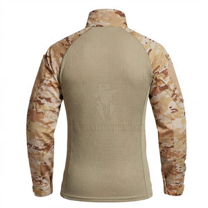 Veste de paintball respirante pour sports de plein air, fermeture éclair intégrale, design camouflage, pour entraînement en équipe et activités sur le terrain - Product Image 2