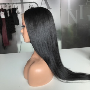 Peluca barata 180% densidad cabello humano vietnamita peluca frontal de encaje transparente para mujeres TODOS LOS COLORES TODA TEXTURA TODA LONGITUD S - Product Image 6