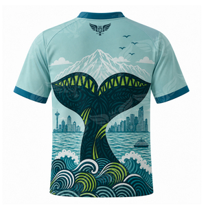 Camiseta de Fútbol Sublimada con Diseño de Ola de Fanáticos de la Copa Mundial de Fútbol 2026, de Secado Rápido - Product Image 2