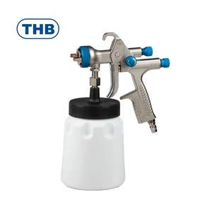 Pistolet de pulvérisation de tasse d'écoulement d'aspiration de THB/HVLP 1000c.c. Tasse à peinture-BS21 - Product Image 2