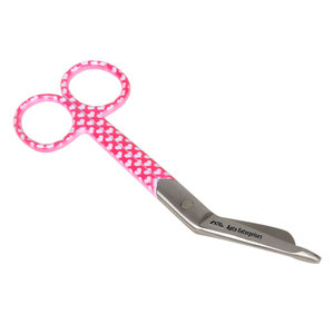 Tijeras para Vendajes de Acero Inoxidable, Herramienta Quirúrgica Médica, Diseño de Corazones de Fantasía, 14 cm, para Primeros Auxilios, Clínica y Hospital - Product Image 1