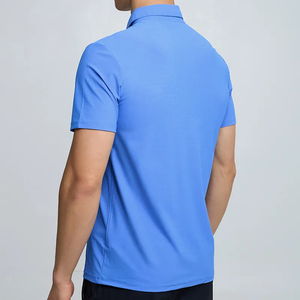 เสื้อโปโล OEM สปอร์ตสมรรถนะสูง ปักโลโก้ได้ตามต้องการ ผ้ากันยับ แห้งเร็ว ระบายอากาศดี แขนสั้น ชุดออกกำลังกาย ชุดฟิตเนส - Product Image 3