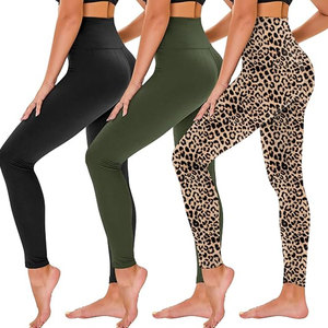 Women’s High Waisted Tummy Control Leggings Soft Stretch Yoga Pants Workout Gym Running Fitness Full Coverage High-Rise - Product Image 6