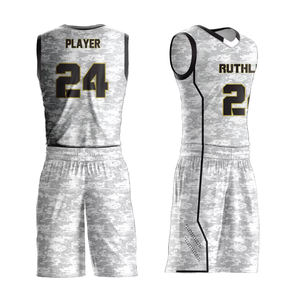 Ensemble de vêtements de basketball unisexe personnalisé 2026 – Nouvelle collection respirante, antibactérienne, séchage rapide, impression par transfert thermique, grandes tailles - Product Image 6