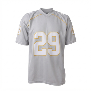 Custom Sublimated Sports Jersey Football Uniform Team Wear <b>Athletic</b> Apparel 100% Polyester V-neck Short Sleeve Plus Size SIPZO - Product Image 1