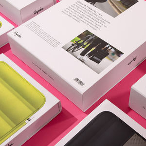 Custom logo printed rigid cardboard packaging folding magnetic gift <b>boxes</b> for consumer electronics - Product Image 4