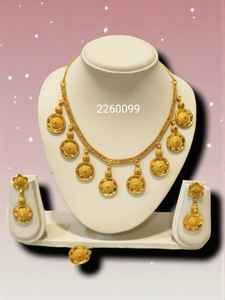 AWAIS HOUSE Collar y Pulsera de Lujo Vintage Chapado en Oro con Engaste de Garra Infinito, Estilo Hip Hop, con Diamantes, para Boda y Fiesta, Nupcial - Product Image 3