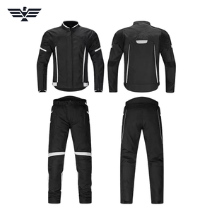 Men Motorcycle Racing <b>Suit</b> Printed Plus Size Black <b>Red</b> PU Windproof Full Sleeve All Seasons Protective Gear Kit - Product Image 6