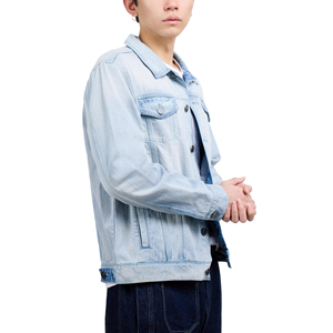 Summer Lightweight Mens Denim Jacket Cotton Fabric Breathable Casual Fashionable Windbreaker Coat For Daily Outdoor Outfit - Product Image 4