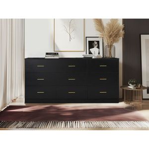 Black Long Dressers - Stylish Storage for Every Room Black Long Dressers - Stylish Storage for Every Room