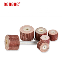 Granulométrie à haute dureté 60 # -320 #   Disque abrasif en oxyde d'aluminium, roue à lamelles, forme cylindrique pour le polissage/le meulage