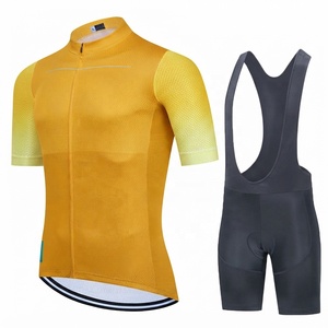 Ensemble de maillots de cyclisme pour hommes, respirants, coupe-vent, grande taille, avec logo personnalisé, été - Product Image 1