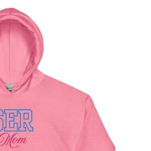 Sudadera con Capucha Unisex Bordada para Mamá, Sudadera Rosa con Capucha, Felpa Suave, Estilo Casual para Uso Diario, Estilo Atlético Cómodo - Product Image 6