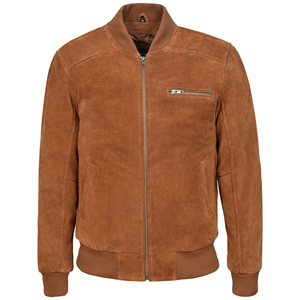 Smart Range <b>Leather</b> Custom Men's Retro Style Premium Cow <b>Suede</b> <b>Leather</b> Bomber <b>Jacket</b> YKK Zip Multi-Pocket Custom Colors - Product Image 5