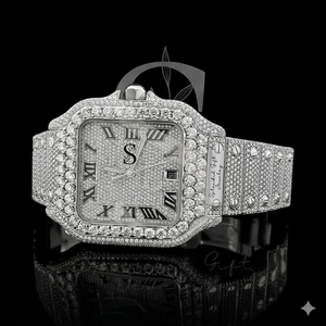 Moissanite Iced Out Luxury Diamond Quartz <b>Watch</b> Automatic VVS Bust Down <b>Wrist</b> <b>Watch</b> Hip Hop <b>Men's</b> Diamond <b>Watch</b> - Product Image 1