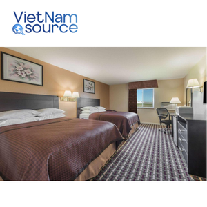 Juego de muebles para dormitorio de hotel Oferta del fabricante Juego completo para el proyecto Super 8 Muebles para hoteles CaseGoods de Vietnam Source - Product Image 2