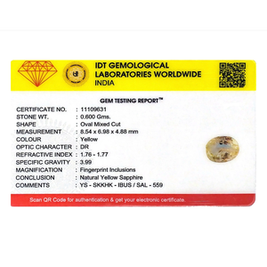 พลอยไพลินสีน้ำเงินทรงรีขนาด 3.6 กะรัต สำหรับเครื่องประดับชั้นดี - Product Image 4