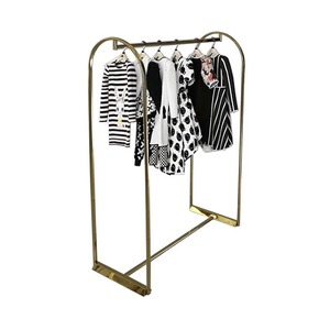 Porte-vêtements mural vertical robuste en métal industriel de haute qualité pour boutique - Product Image 2