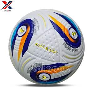 Balón de Fútbol de Nuevo Diseño Cosido a Máquina, Cuero PU PVC con Relieve, Ecológico, para Entrenamiento y Partidos al Aire Libre, TATA PAK INDUSTRIES - Product Image 5