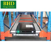 Sistema de Estanterías de Almacenamiento Industrial Ajustable con Sistema de Transporte por Radio, Acabado con Recubrimiento en Polvo, Capacidad de 500-5000 kg, Tamaño Personalizable