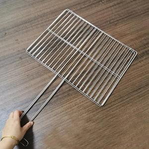 Bold Blossom Top Seller Premium Quality Stainless Steel <b>Wire</b> <b>Net</b> Steaming Barbecue Rack Oven BBQ Grill Grate Mesh Grid wholesale - Product Image 5