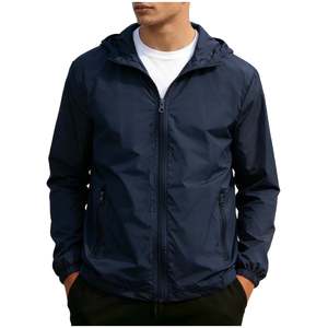 Custom Men Hooded Winter Windproof Jacket OEM Sport <b>Coat</b> Personalized Performance Athletic Wear - Product Image 2